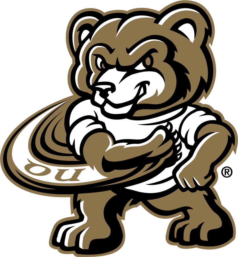 Oakland Golden Grizzlies 2013-2021 Mascot Logo iron on transfers for clothing